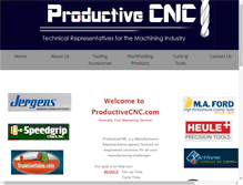 Tablet Screenshot of productivecnc.com